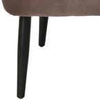 Fauteuil d'appoint rayé arc-en-ciel du milieu du siècle en coton et bouleau