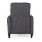 Fauteuil inclinable contemporain en tissu avec pieds fuselés