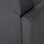 Fauteuil inclinable contemporain en tissu avec pieds fuselés