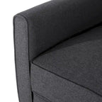 Fauteuil inclinable contemporain en tissu avec pieds fuselés