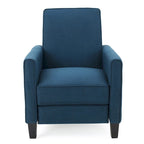 Fauteuil inclinable contemporain en tissu avec pieds fuselés