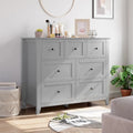 Commode moderne à 7 tiroirs avec glissières silencieuses et finition résistante aux rayures