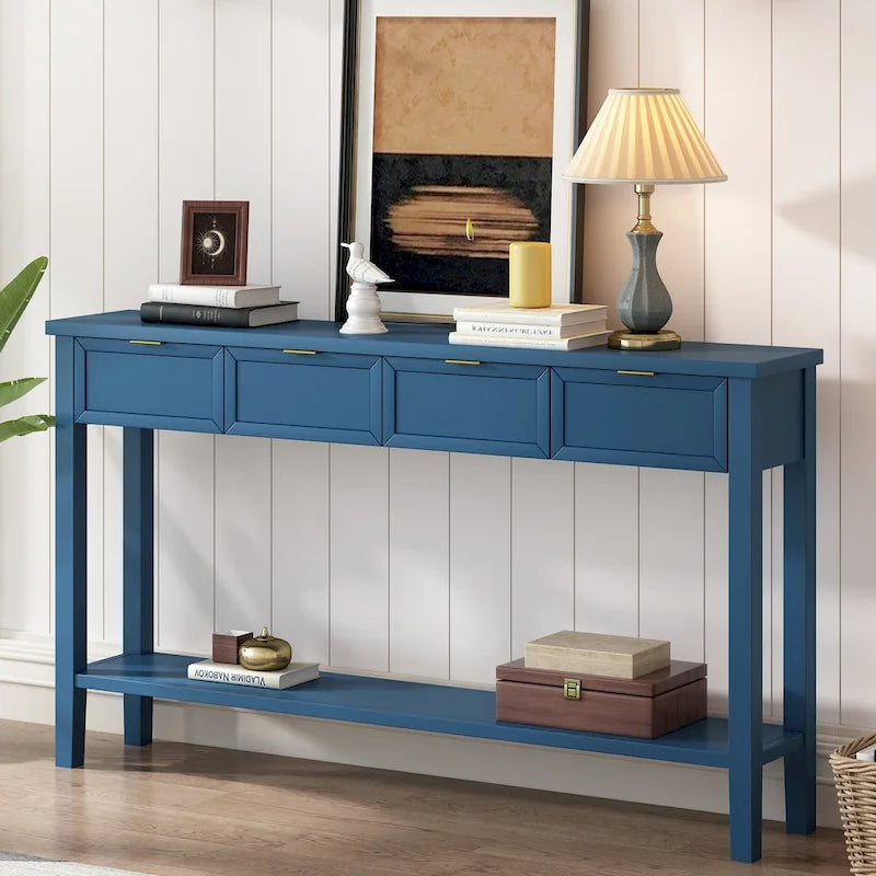 Support de micro-ondes style fermier avec 8 étagères et prises électriques intégrées