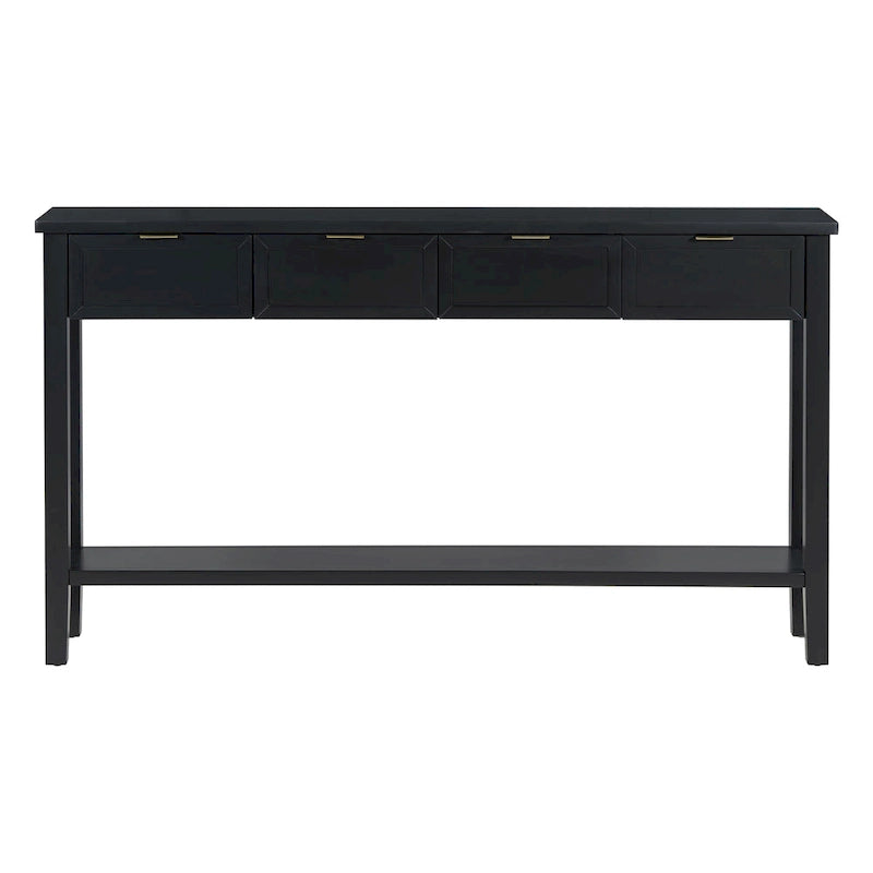 Support de micro-ondes style fermier avec 8 étagères et prises électriques intégrées
