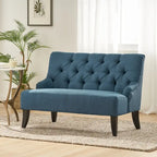 Nicole Polyester Blend Fabric Settee by Christopher Knight Home - 29.25L x 43.75W x 30.50H