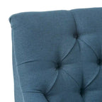 Petite causeuse en tissu mélangé polyester avec pieds en bois, 6 options de couleur