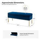 Pouf de table basse capitonné en cuir végétalien intégral avec pieds en bois