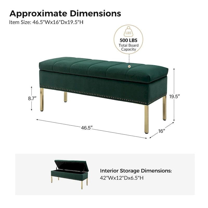 Pouf de table basse capitonné en cuir végétalien intégral avec pieds en bois