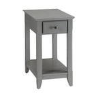 Table d'appoint en bois avec 1 tiroir
