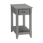 Table d'appoint en bois avec 1 tiroir