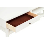 Table basse moderne du milieu du siècle avec 1 tiroir et étagère ouverte, 4 finitions au choix