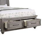 Banc de rangement contemporain en velours avec dessus relevable et clous décoratifs