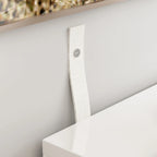 Commode haute brillance à 5 tiroirs avec éclairage LED