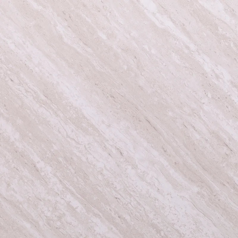 Table Basse Ronde Effet Marbre avec Base en Métal Doré, 36 Pouces