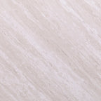 Table Basse Ronde Effet Marbre avec Base en Métal Doré, 36 Pouces