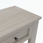 Console avec tiroirs de rangement et étagère inférieure
