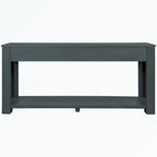 Console avec tiroirs de rangement et étagère inférieure