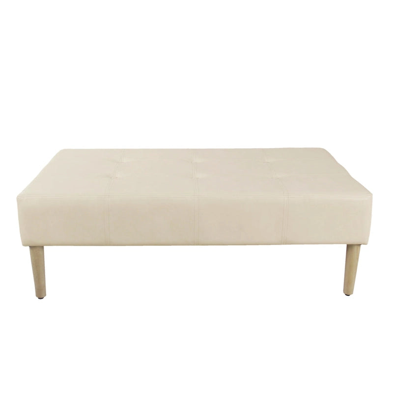 Canapé d'angle inclinable en similicuir avec console de rangement