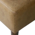 Canapé d'angle inclinable en similicuir avec console de rangement