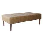 Canapé d'angle inclinable en similicuir avec console de rangement