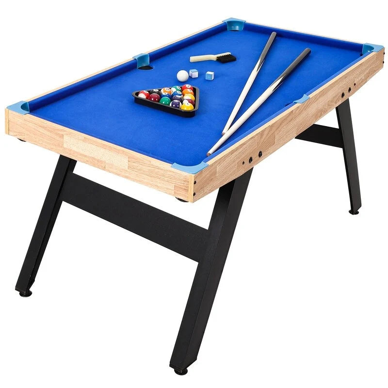 Table de billard portable 48x24 avec queues, boules et triangle