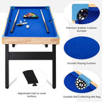 Table de billard portable 48x24 avec queues, boules et triangle