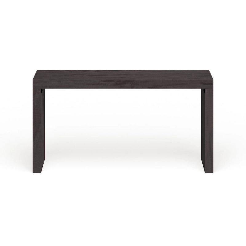 Console en placage de bois noir avec finition ébène, 147 cm