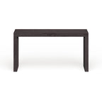 Console en placage de bois noir avec finition ébène, 147 cm
