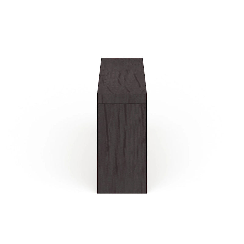 Console en placage de bois noir avec finition ébène, 147 cm