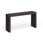 Console en placage de bois noir avec finition ébène, 147 cm